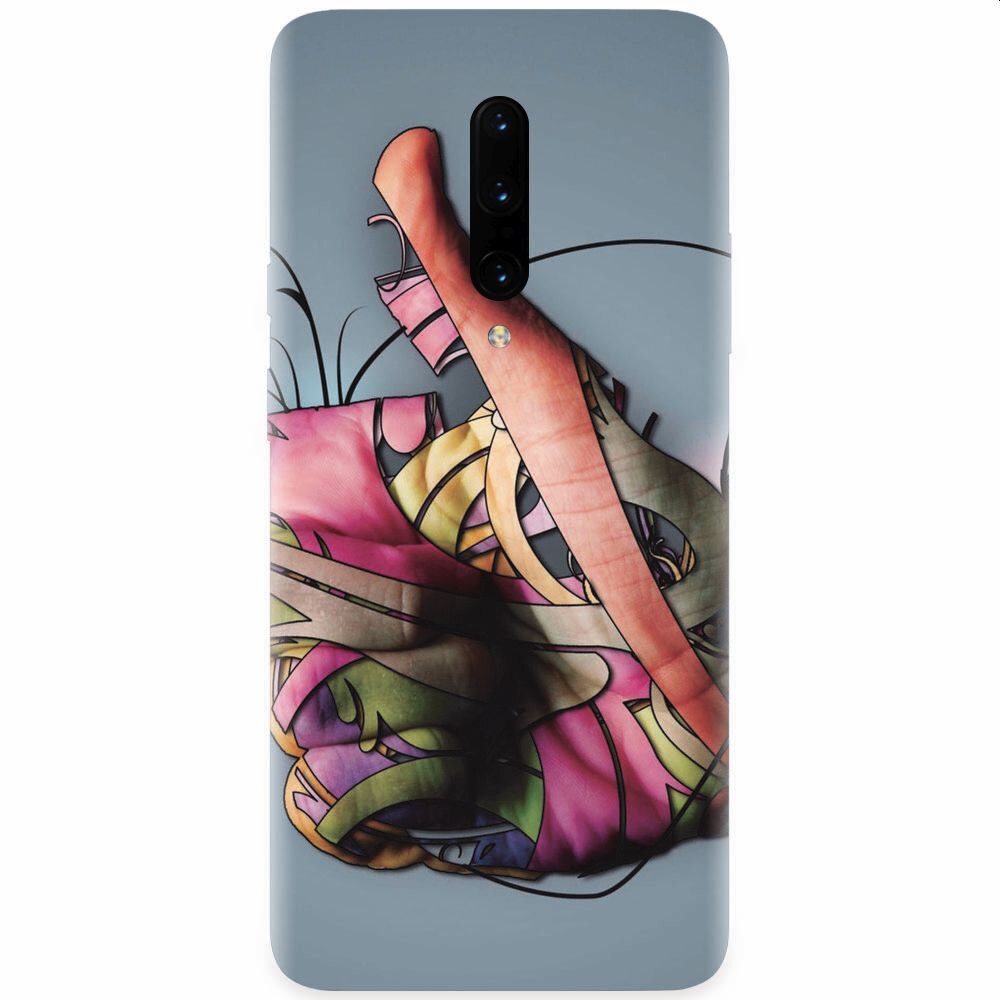 Husa silicon pentru OnePlus 7 Pro, Beautiful Hand Art