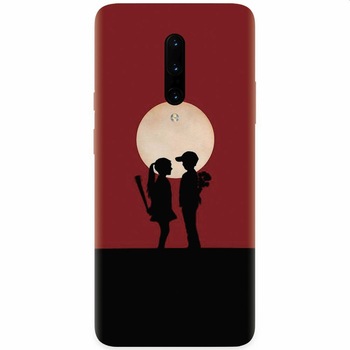 Husa silicon pentru OnePlus 7 Pro, Boy Girl Love Story Husa silicon pentru OnePlus 7 Pro, Boy Girl Love Story