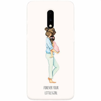 Husa silicon pentru OnePlus 7, Forever Little Girl Husa silicon pentru OnePlus 7, Forever Little Girl