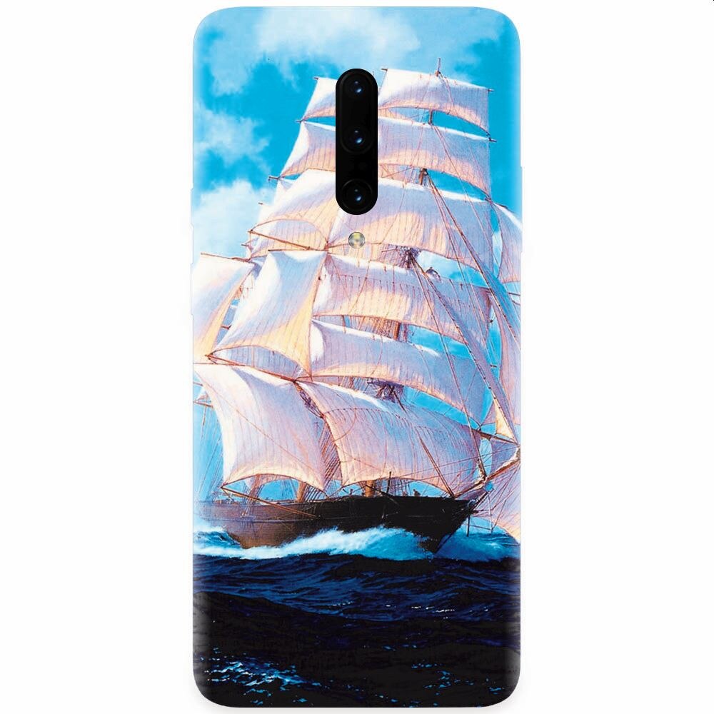 Husa silicon pentru OnePlus 7 Pro, Attractive Art Of Ships