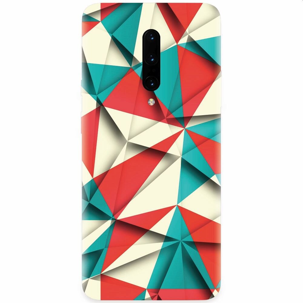 Husa silicon pentru OnePlus 7 Pro, Abstract Vector