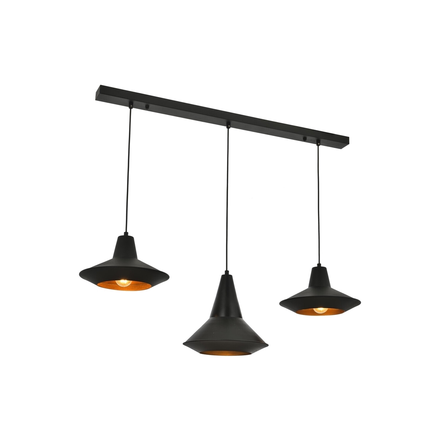 Lustra Avonni 4106, finisaj Negru, 3xE27, max 60 W