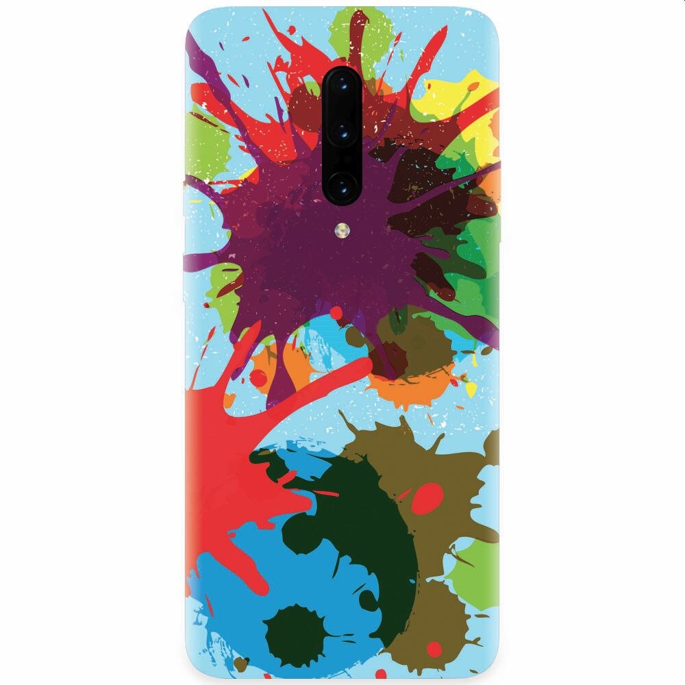 Husa silicon pentru OnePlus 7 Pro, Holi Splash