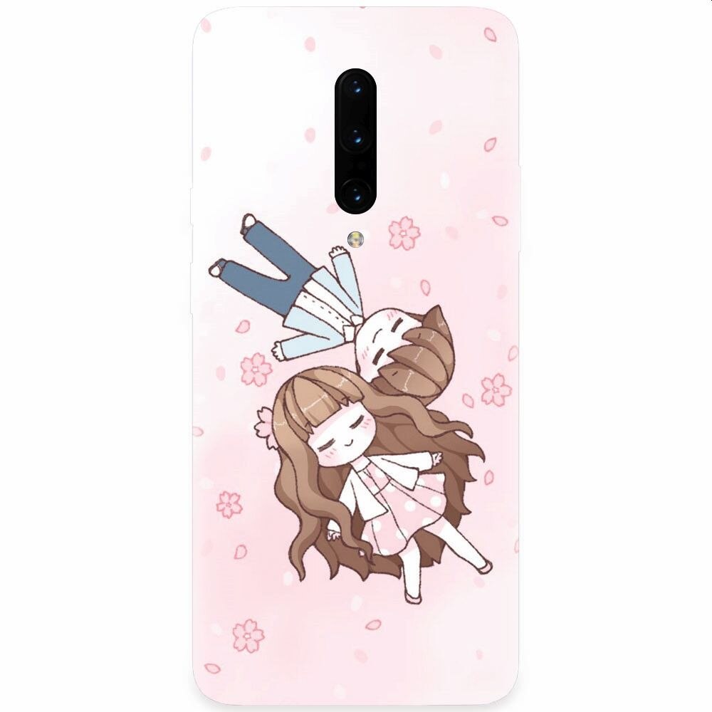 Husa silicon pentru OnePlus 7 Pro, Cute Couple