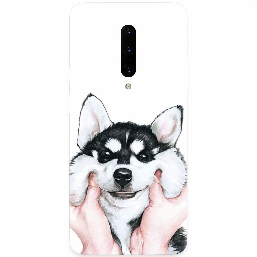 Husa silicon pentru OnePlus 7 Pro, Cute Dog 1