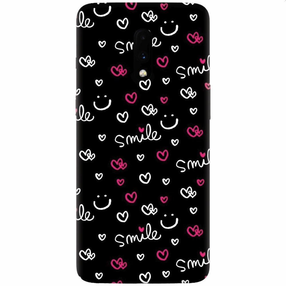 Husa silicon pentru OnePlus 7, Smile 101