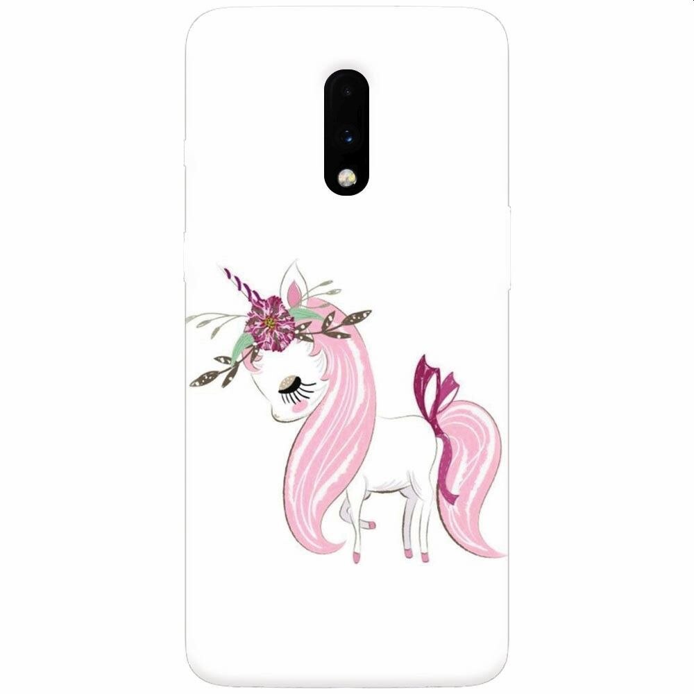 Husa silicon pentru OnePlus 7, Unicorn