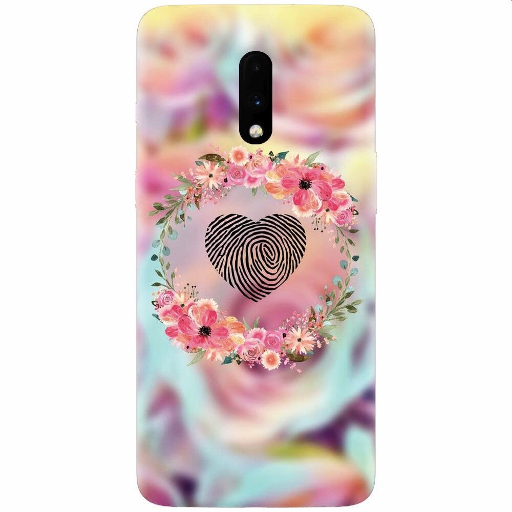 Husa silicon pentru OnePlus 7, Fingerprint