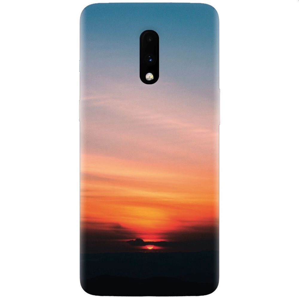 Husa silicon pentru OnePlus 7, Calm Clouds
