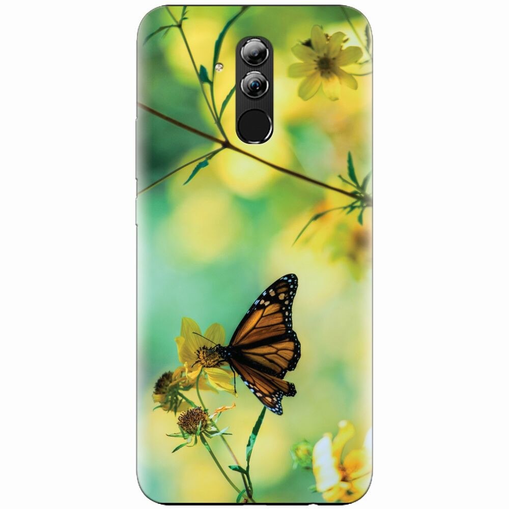 Husa silicon pentru Huawei Mate 20 Lite, Butterfly