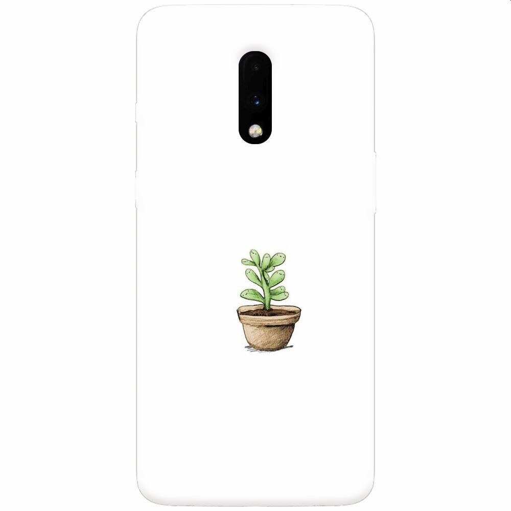 Husa silicon pentru OnePlus 7, Cactus 101