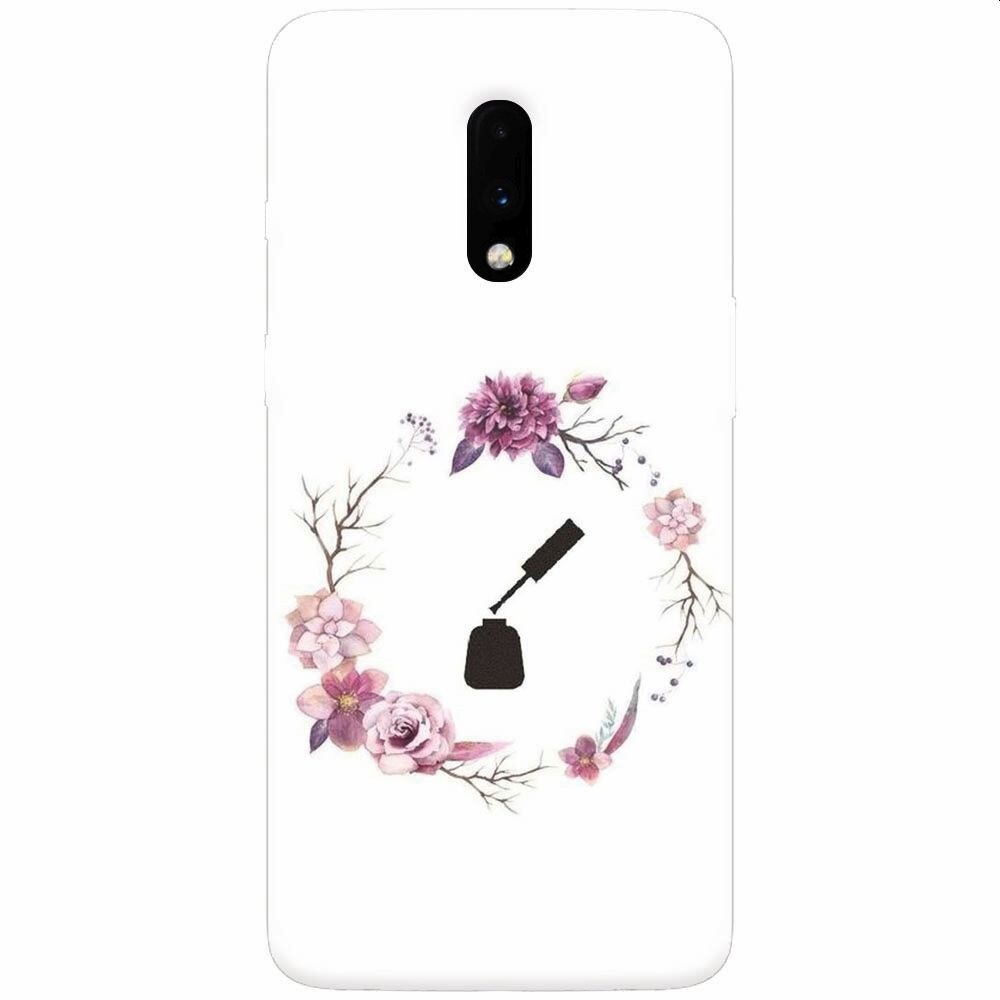 Husa silicon pentru OnePlus 7, Icon Nail