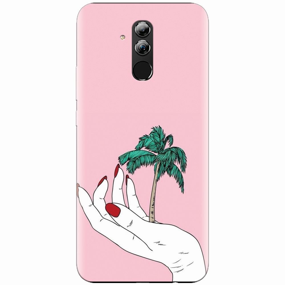 Husa silicon pentru Huawei Mate 20 Lite, Palm Tree