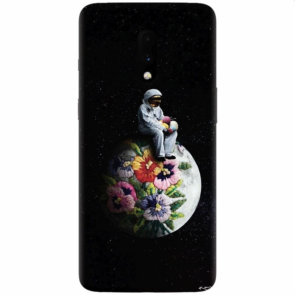 Husa silicon pentru OnePlus 7, Astronaut