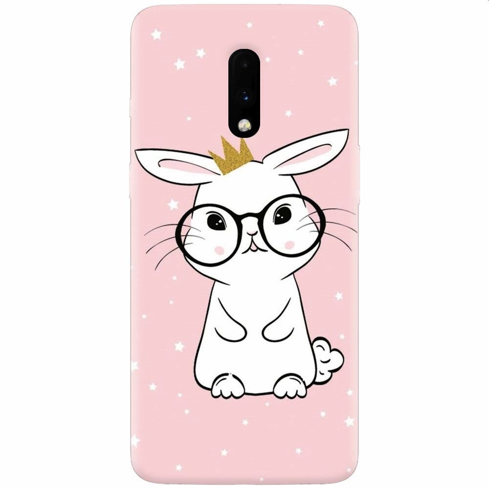 Husa silicon pentru OnePlus 7, Cute Rabbit