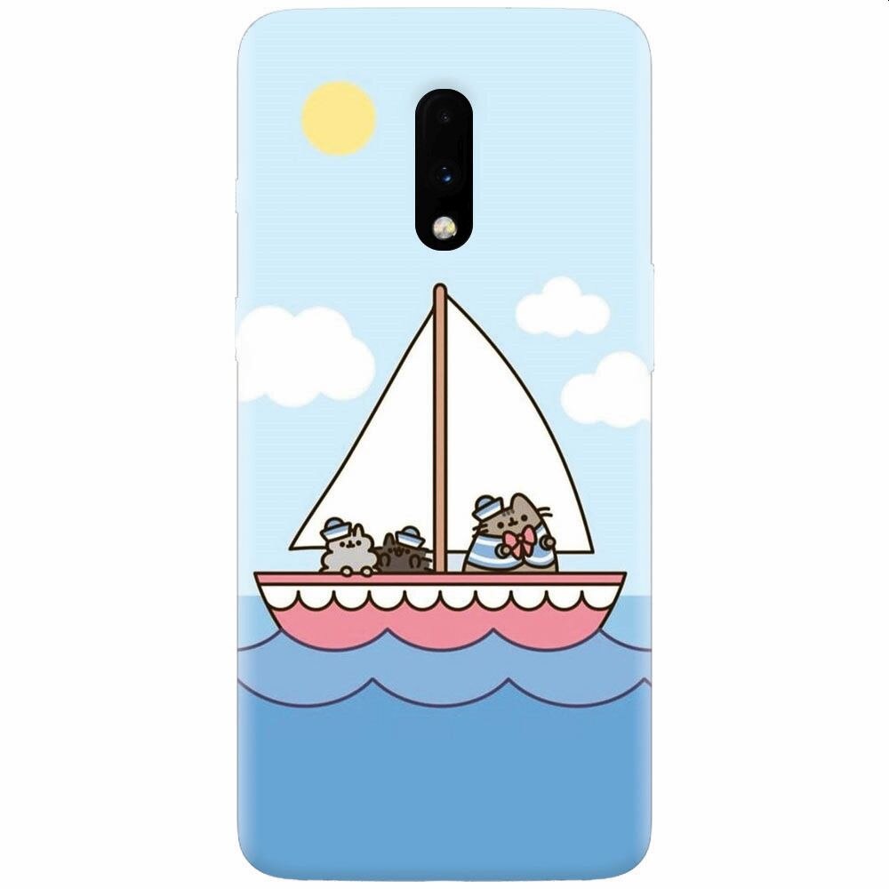 Husa silicon pentru OnePlus 7, Happy Sailors