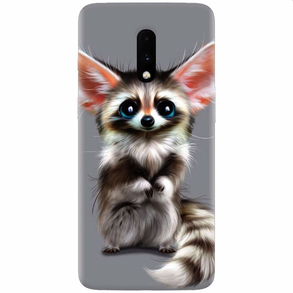 Husa silicon pentru OnePlus 7, Cute Animal 001