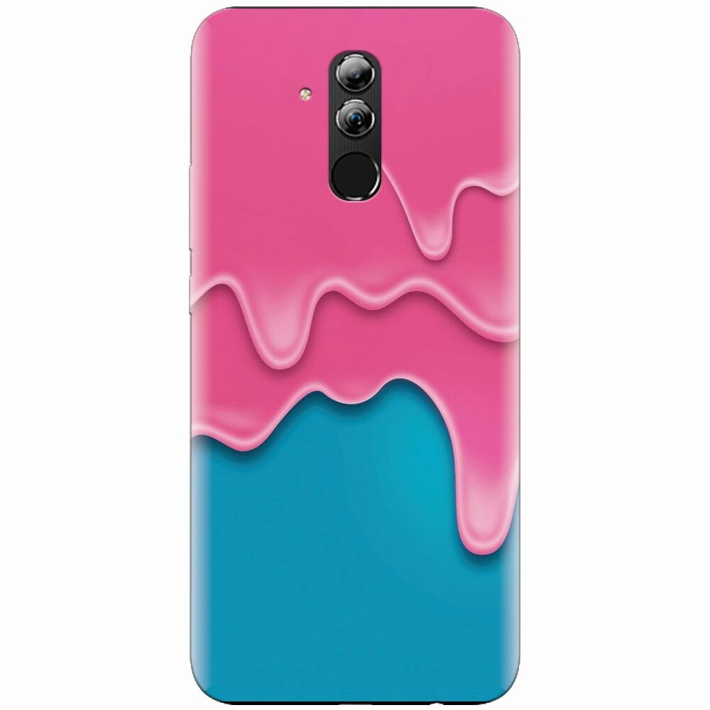 Husa silicon pentru Huawei Mate 20 Lite, Pink Liquid Dripping