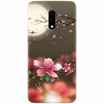 Husa silicon pentru OnePlus 7, Flowers 101 Husa silicon pentru OnePlus 7, Flowers 101