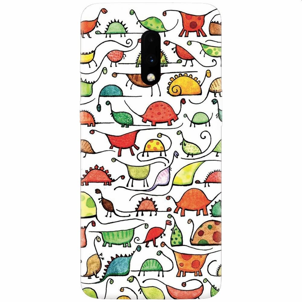 Husa silicon pentru OnePlus 7, Dino