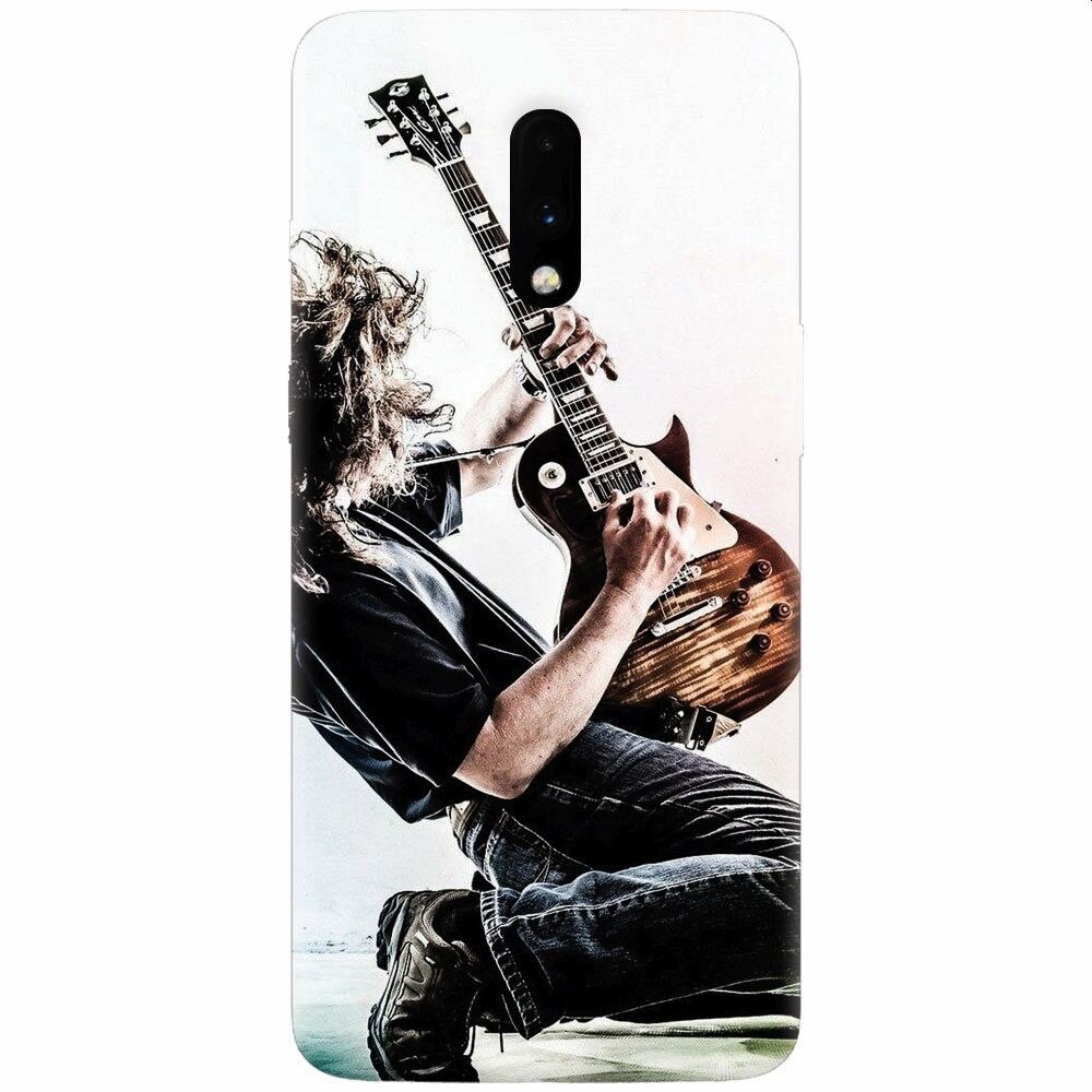 Husa silicon pentru OnePlus 7, Rock Star