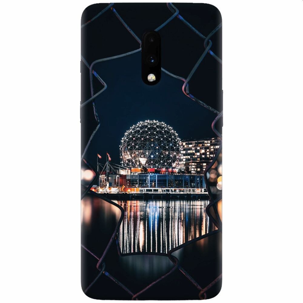 Husa silicon pentru OnePlus 7, Abstract Architectural Design