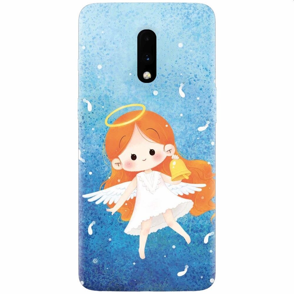 Husa silicon pentru OnePlus 7, Cute Angel