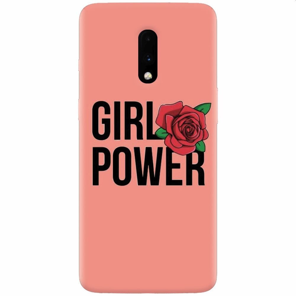 Husa silicon pentru OnePlus 7, Girl Power 2