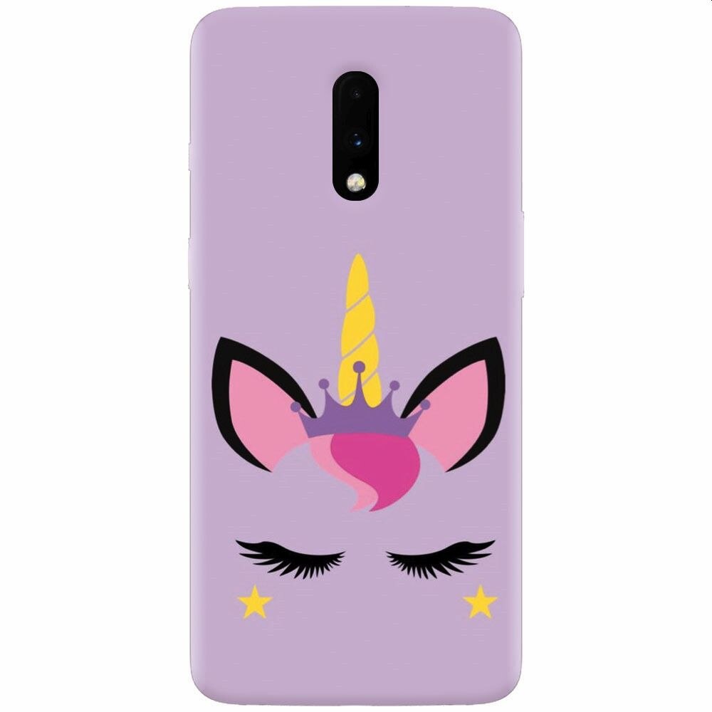 Husa silicon pentru OnePlus 7, Unicorn Shine