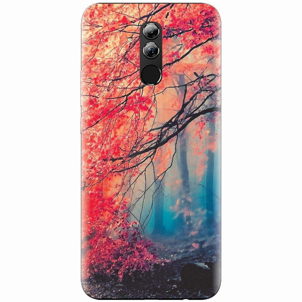 Husa silicon pentru Huawei Mate 20 Lite, Morning Fog Inest Nature