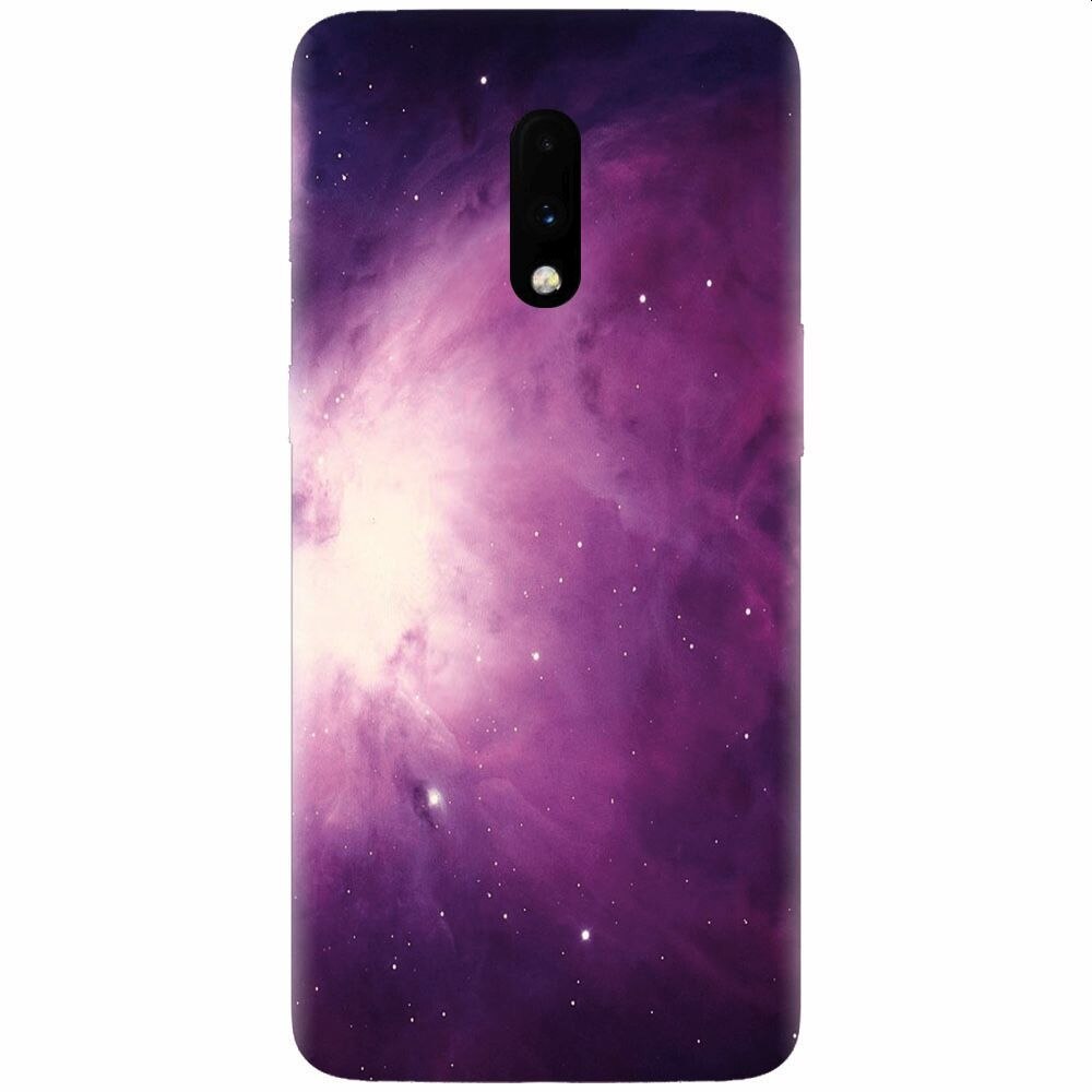 Husa silicon pentru OnePlus 7, Purple Supernova Nebula Explosion