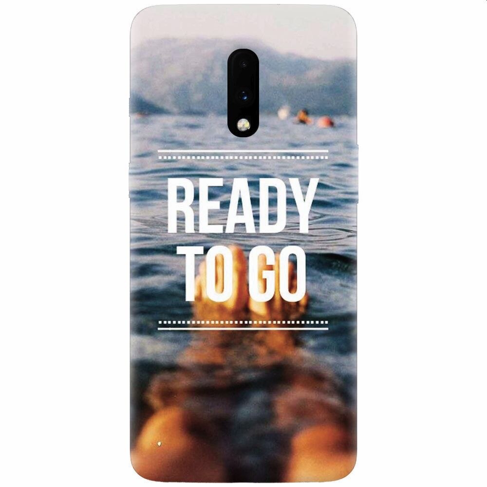 Husa silicon pentru OnePlus 7, Ready To Go Swimming