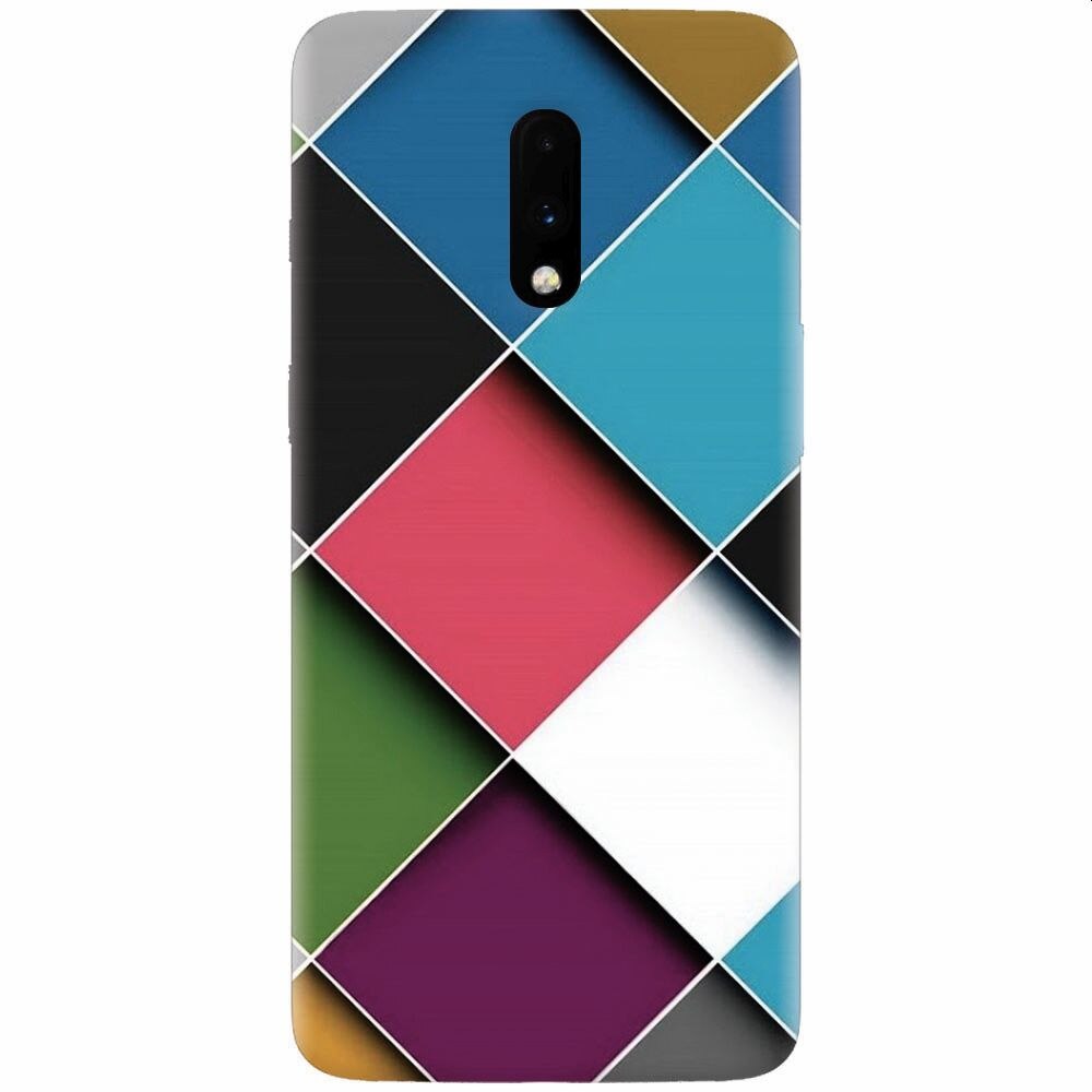 Husa silicon pentru OnePlus 7, Square