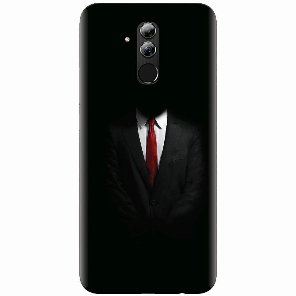 Husa silicon pentru Huawei Mate 20 Lite, Mystery Man In Suit