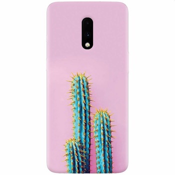 Husa silicon pentru OnePlus 7, Cactus 102 Husa silicon pentru OnePlus 7, Cactus 102