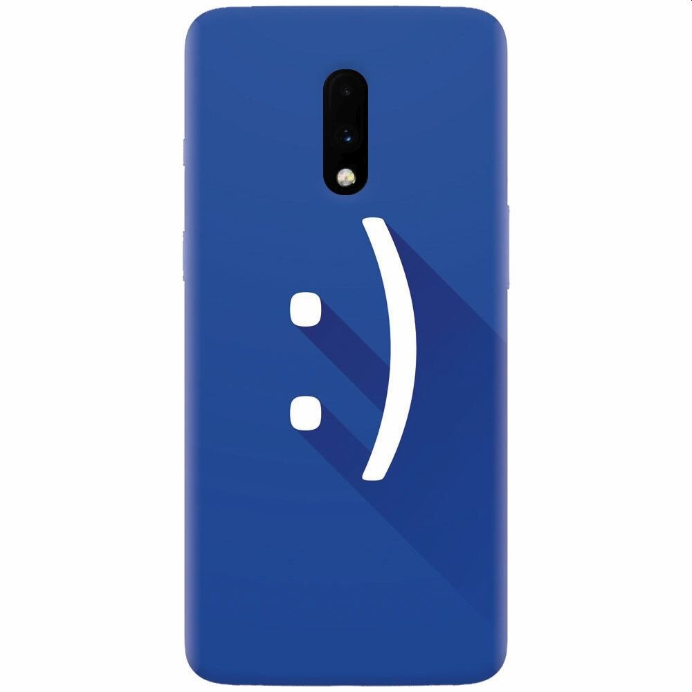 Husa silicon pentru OnePlus 7, Smile