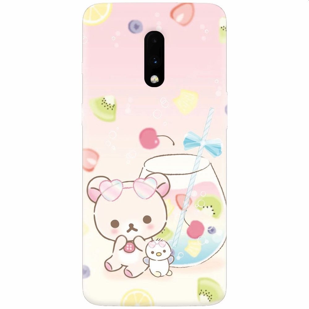 Husa silicon pentru OnePlus 7, Tiny And Cute