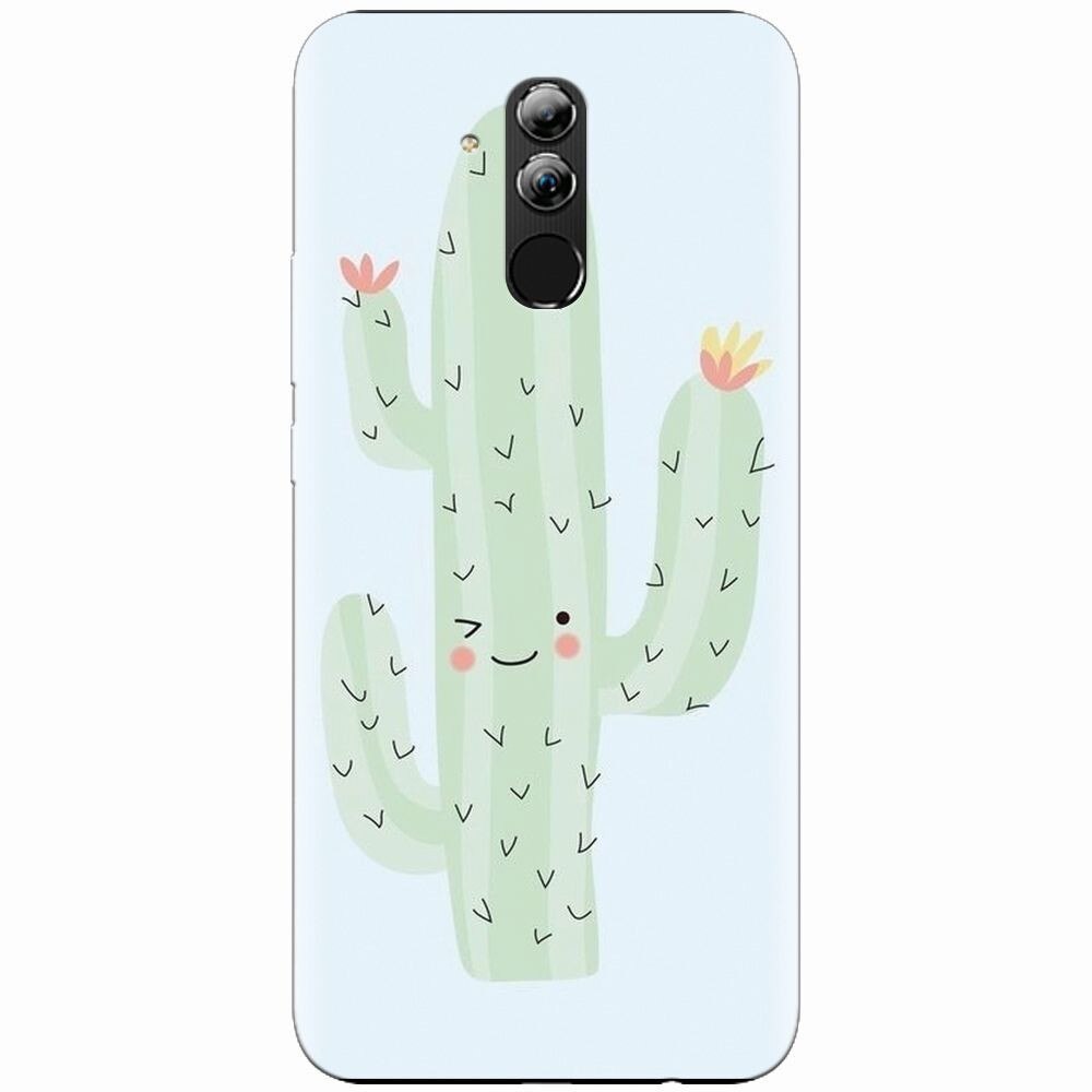 Husa silicon pentru Huawei Mate 20 Lite, Cactus