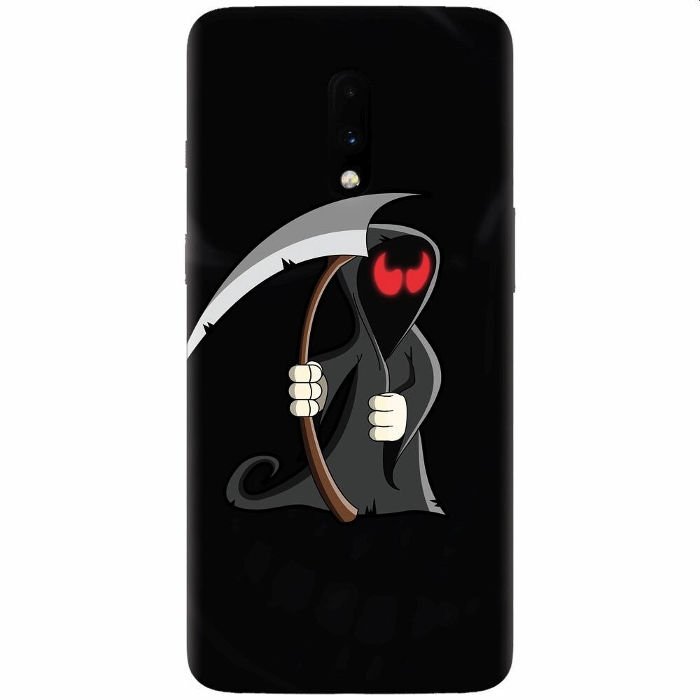 Husa silicon pentru OnePlus 7, Grim Reaper
