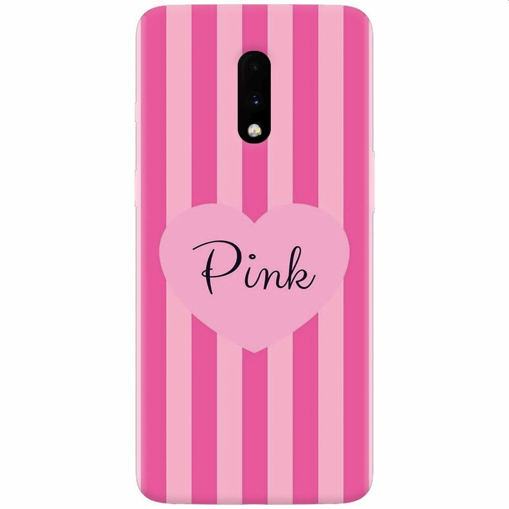 Husa silicon pentru OnePlus 7, Pink