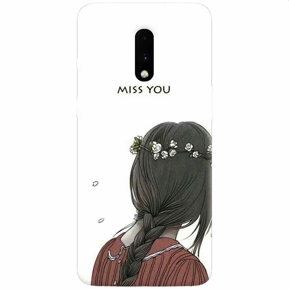 Husa silicon pentru OnePlus 7, Miss You