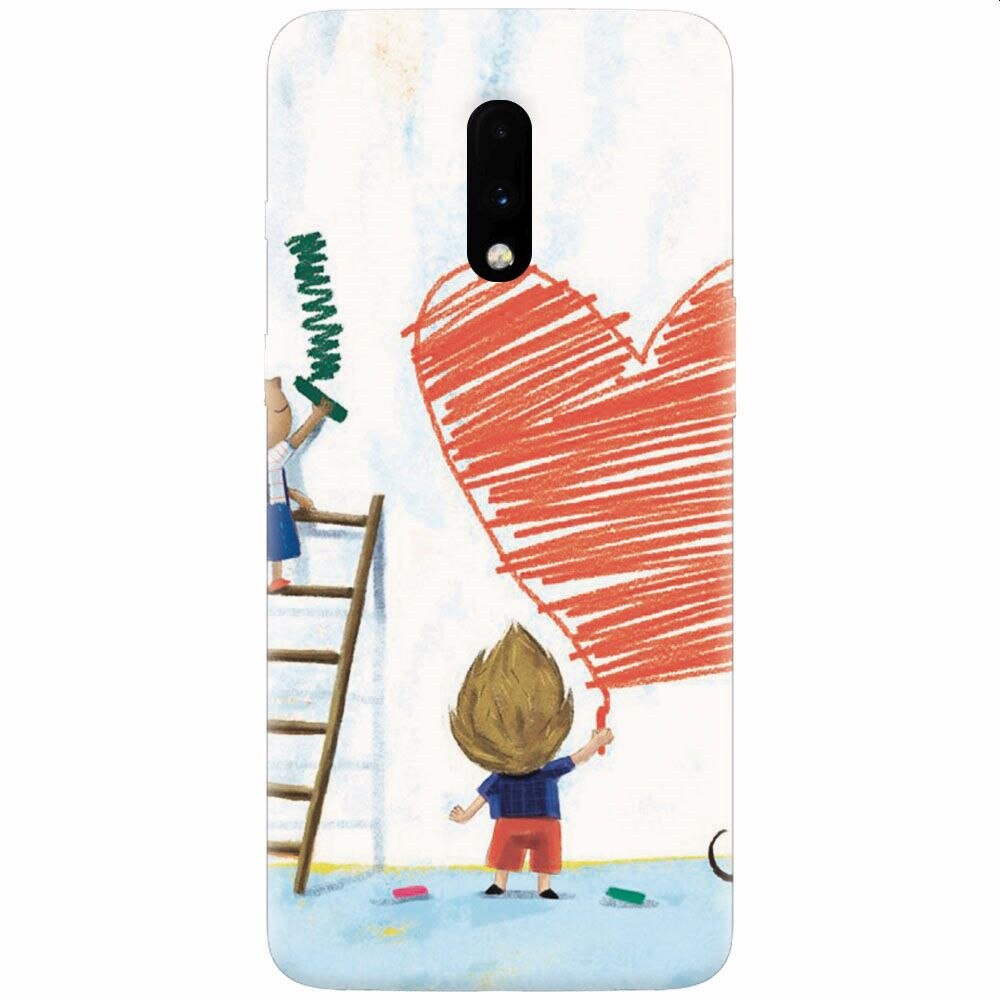 Husa silicon pentru OnePlus 7, I Love You Creatures