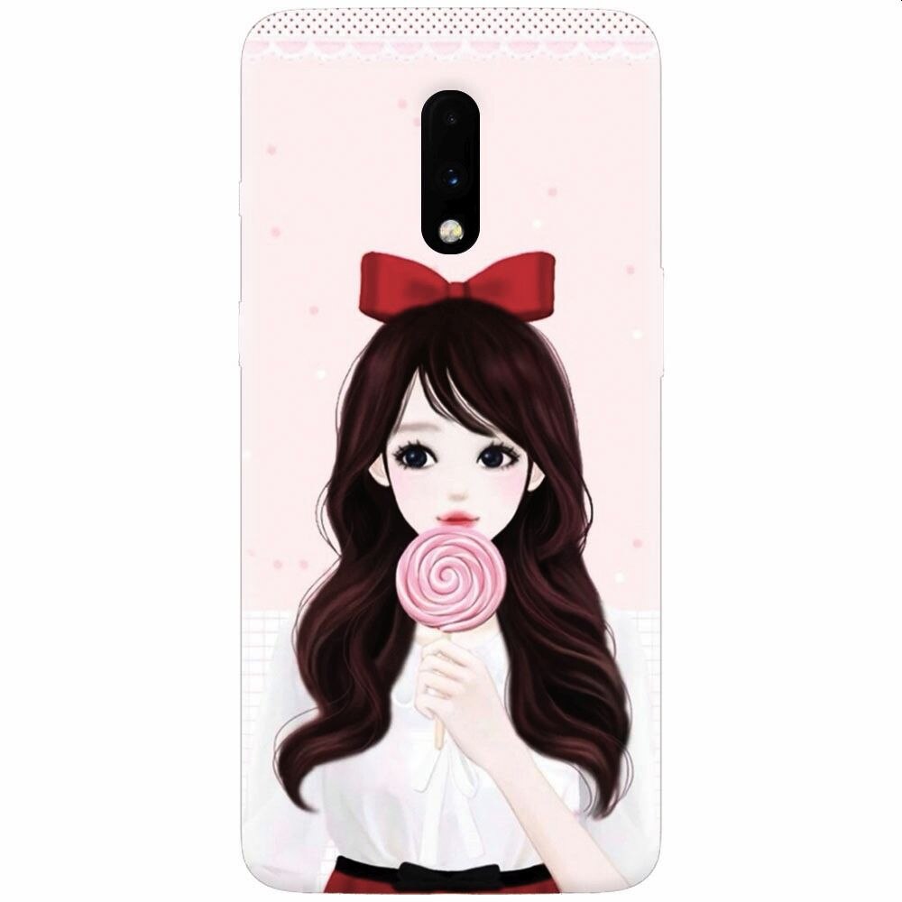 Husa silicon pentru OnePlus 7, Girly 001