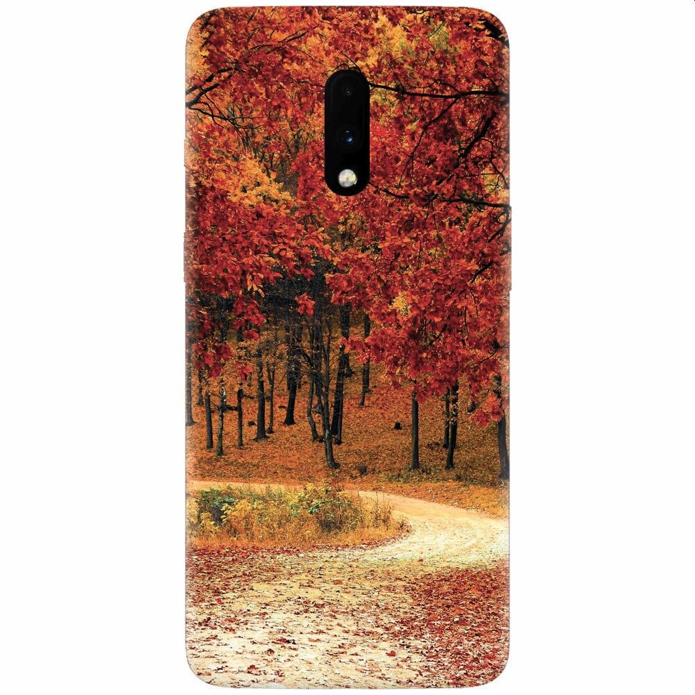 Husa silicon pentru OnePlus 7, Autumn