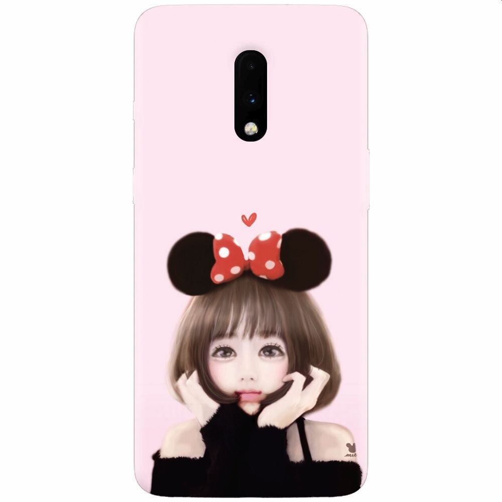 Husa silicon pentru OnePlus 7, Girly 002