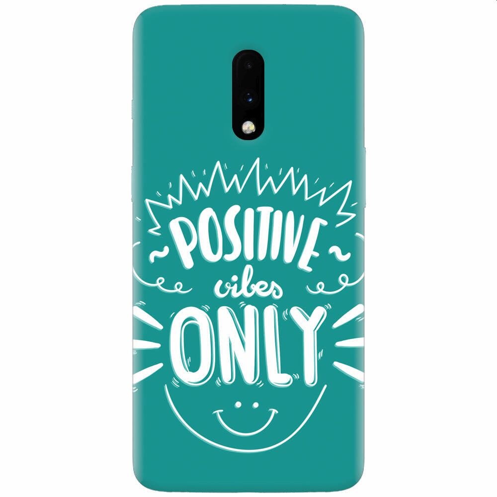 Husa silicon pentru OnePlus 7, Positive Vibes