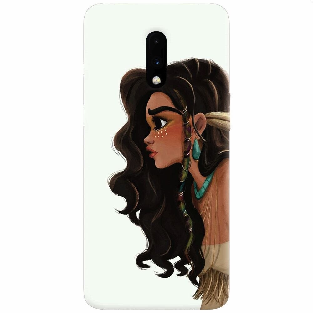 Husa silicon pentru OnePlus 7, Indian Girl