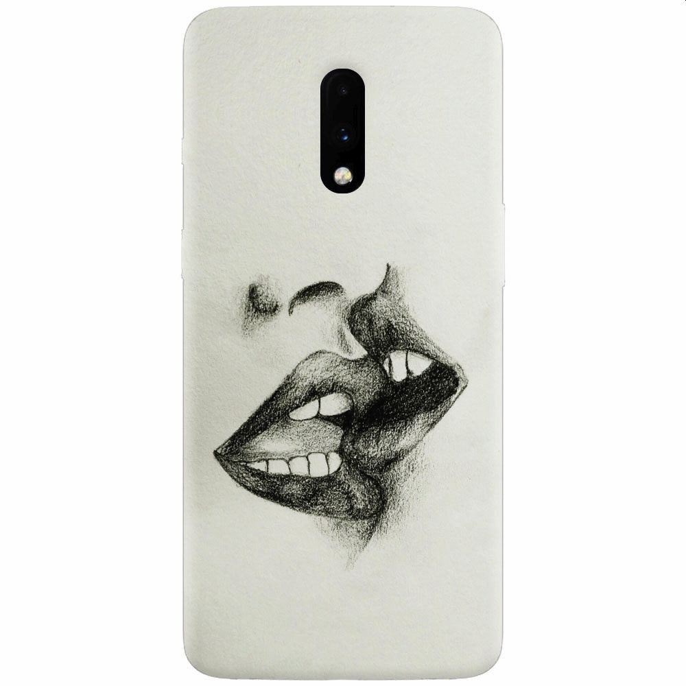 Husa silicon pentru OnePlus 7, Kiss