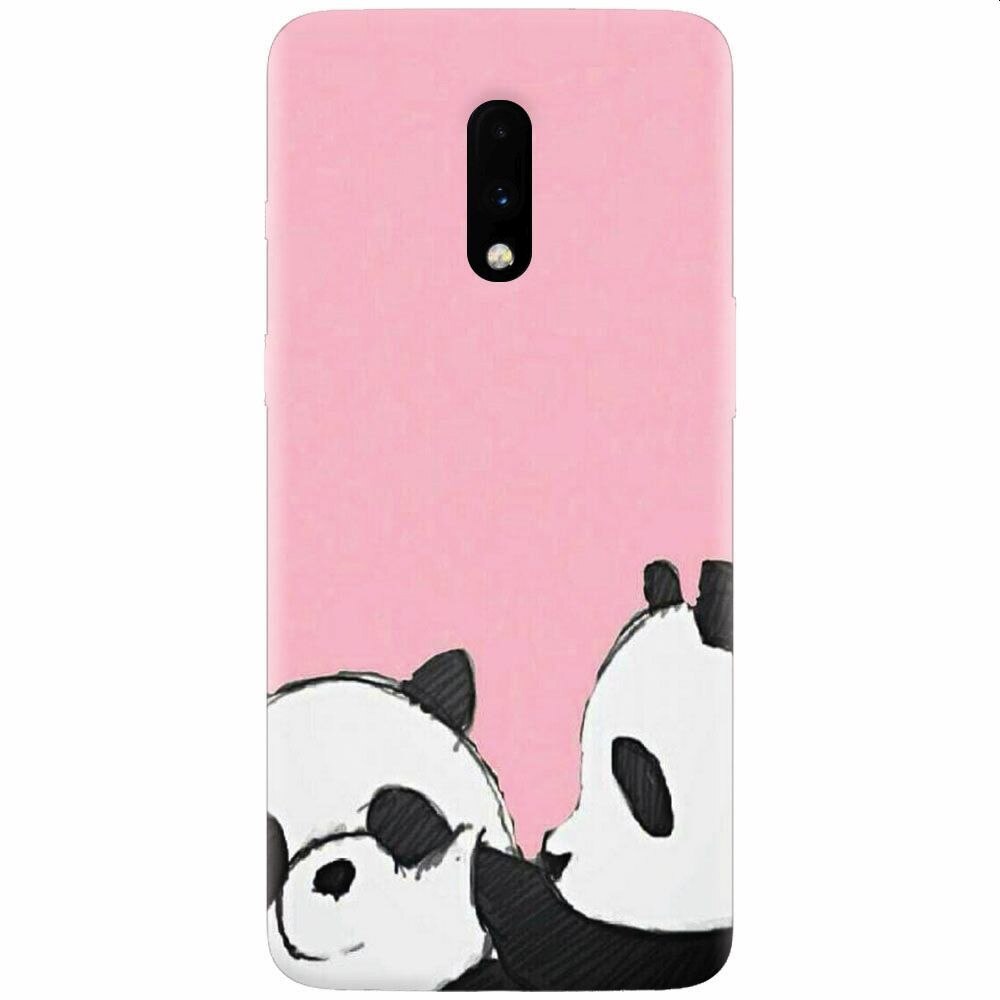 Husa silicon pentru OnePlus 7, Panda