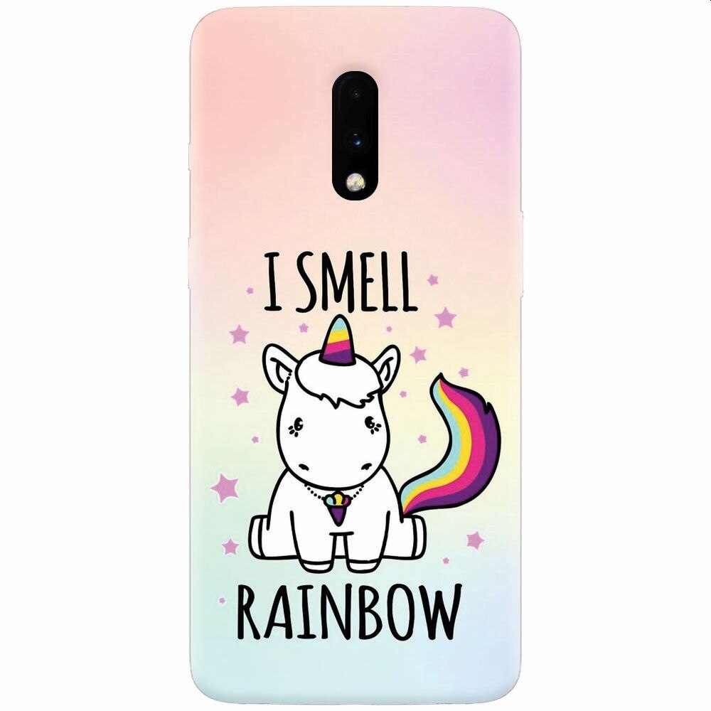 Husa silicon pentru OnePlus 7, I Smell Rainbow